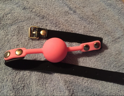 Ball Gag Pink Silicone Gag photo review